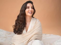 Nora Fatehi looks pristine in white anarkali with ivory dupatta