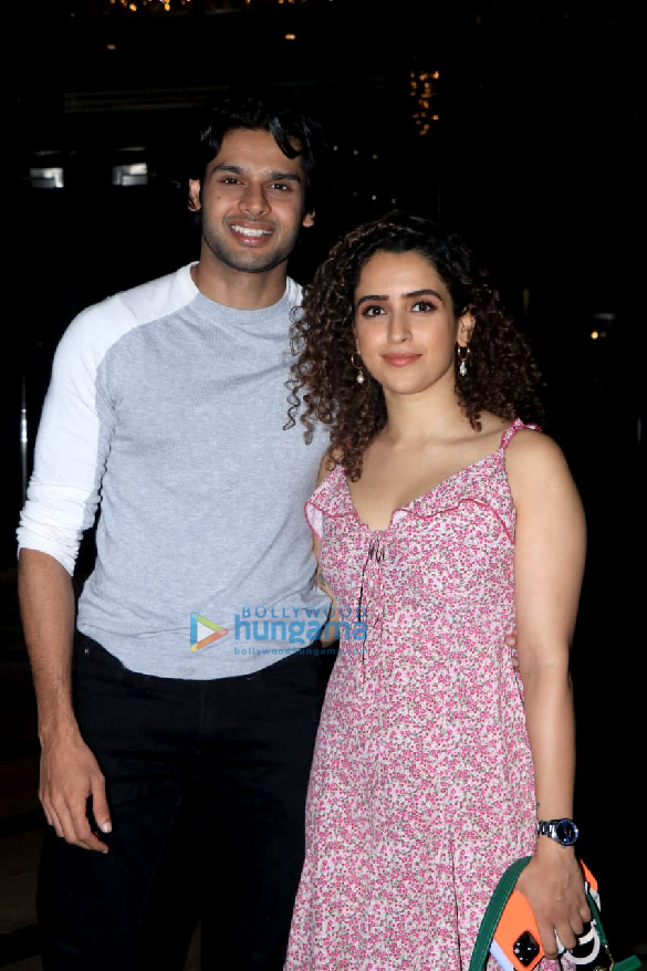photos abhimanyu dassani and sanya malhotra snapped in bandra 2