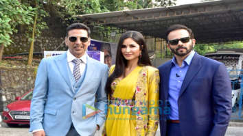 Photos: Akshay Kumar, Katrina Kaif and Rohit Shetty promote Sooryavanshi on KBC