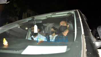 Photos: Ananya Panday and Chunky Pandey return to their Bandra home