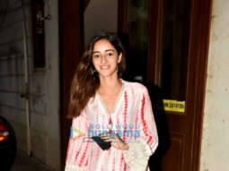 Photos: Ananya Panday spotted at a dubbing studio in Khar