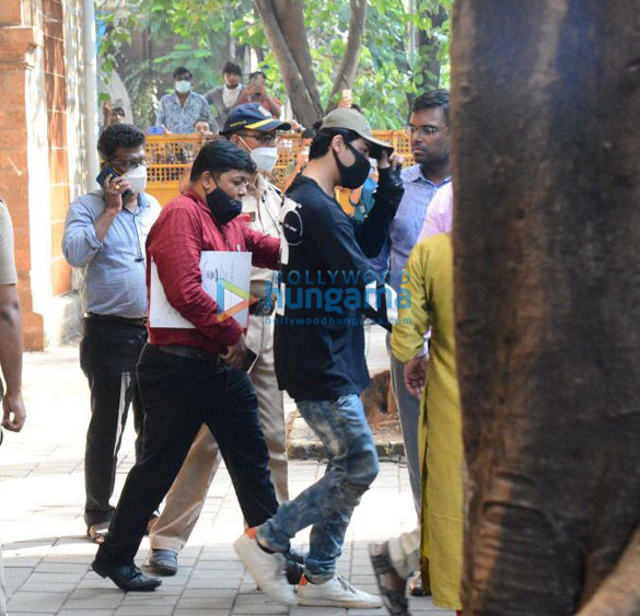 Photos: Aryan Khan snapped at NCB office in drug bust case