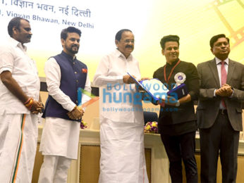 Photos: Rajinikanth, Manoj Bajpayee, Kangana Ranaut, Dhanush and others snapped in Delhi for National Awards 2021 ceremony