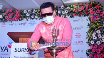 Photos: Govinda snapped inaugurating a Chemotherapy centre in Santacruz