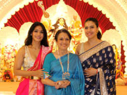Photos: Kajol, Tanuja, Tanishaa Mukerji and Mouni Roy snapped attending Durga puja