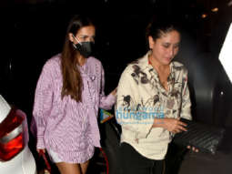 Photos: Kareena Kapoor Khan, Karisma Kapoor, and Arjun Kapoor at Malaika Arora’s birthday party in Bandra