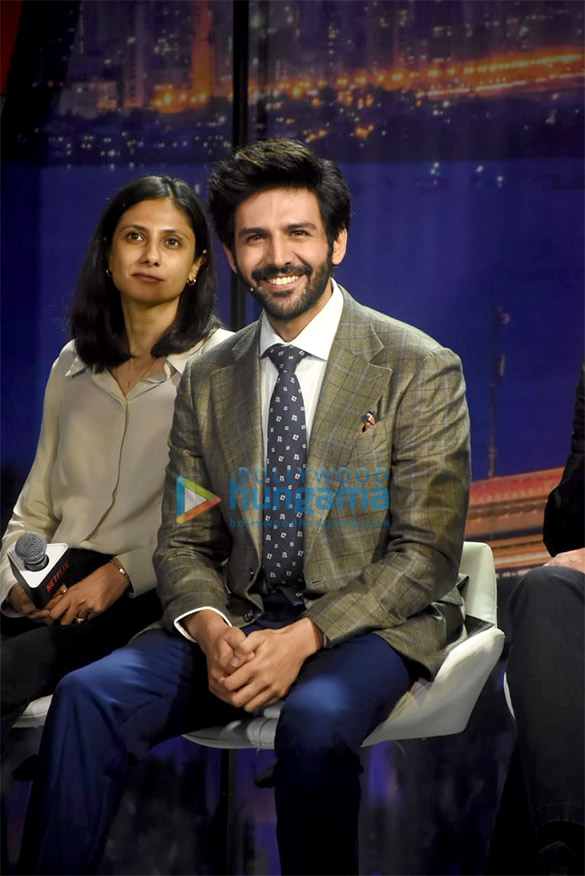 photos kartik aaryan mrunal thakur and others snapped at the trailer launch of dhamaka 4 2