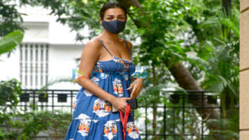 Photos: Malaika Arora spotted with her pet on a morning walk
