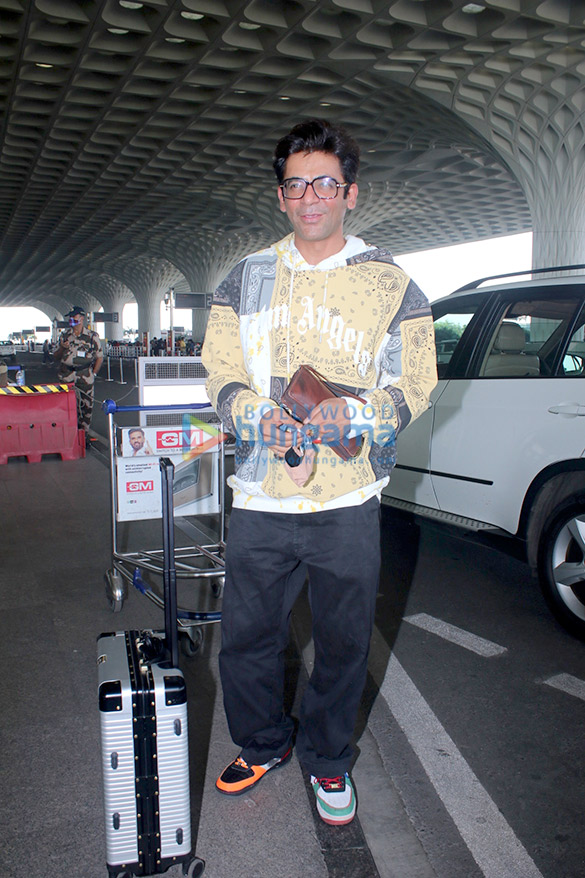 photos nora fatehi nimrat kaur kriti kharbanda and others snapped at the airport 5