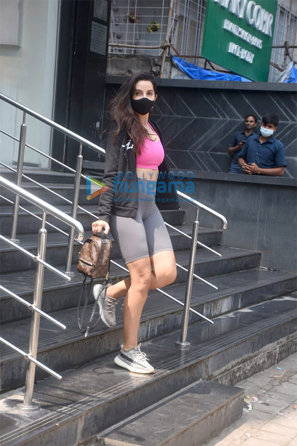 Photos: Nora Fatehi snapped in Bandra