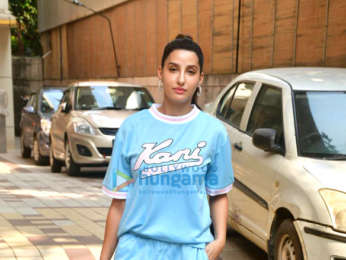 Photos: Nora Fatehi spotted outside a dance class in Khar