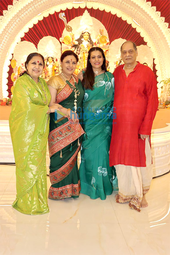 photos rani mukerji kajol sumona chakraborty and others snapped at north bombay sarbojanin durga puja samiti 2021 3