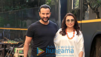 Photos: Rani Mukerji, Saif Ali Khan, Siddhant Chaturvedi, and Sharvari Wagh promote Bunty Aur Babli 2 on The Big Picture