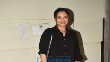 Photos: Sonakshi Sinha snapped at a clinic in Bandra
