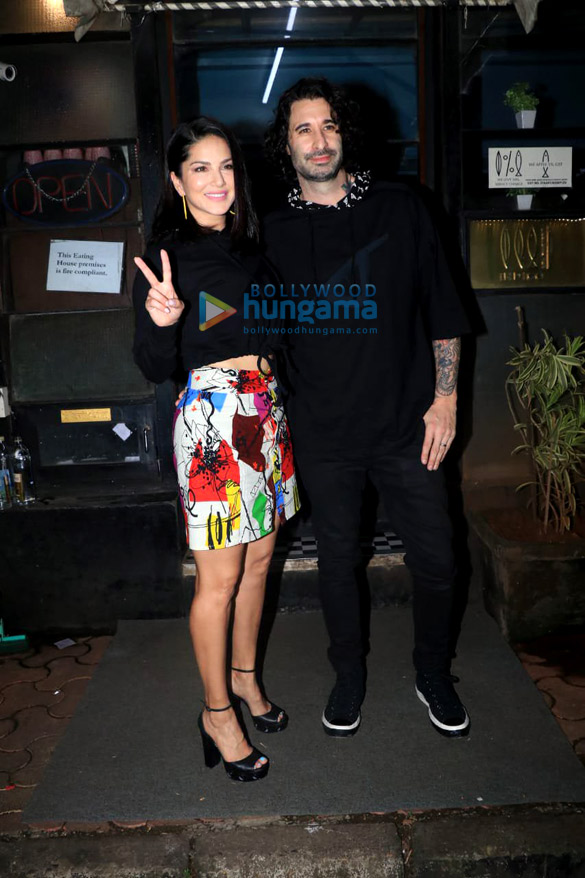 photos sunny leone and daniel weber snapped at indigo restaurant in andheri 2