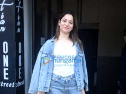 Photos: Tamannaah Bhatia spotted at Bastian in Bandra