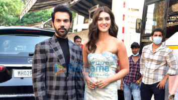 Photos: The Kapil Sharma Show Kriti Sanon and Rajkummar Rao snapped during Hum Do Hamare Do promotions