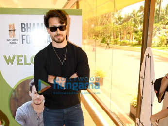 Photos: Tiger Shroff graces the launch of the Urban Forests and Climate Change by Bhamla Foundation