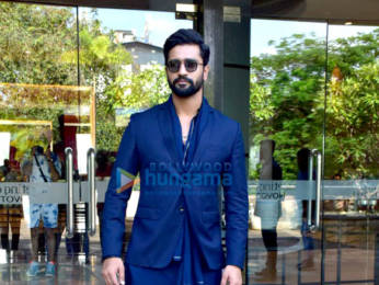 Photos: Vicky Kaushal, Shoojit Sircar and Ronnie Lahiri snapped while promoting Sardar Udham