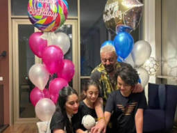 Sanjay Dutt and Maanayata Dutt celebrate the birthday of their twins Shahraan and Iqra, see pictures 