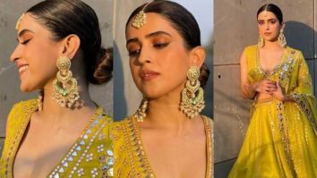 Sanya Malhotra exudes radiance as she looks like a ray of light in a lehenga worth Rs. 79,000