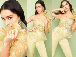 Shraddha Kapoor looks dreamy in a breathtaking lime green set worth Rs. 47,600