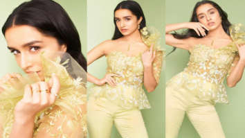 Shraddha Kapoor looks dreamy in a breathtaking lime green set worth Rs. 47,600