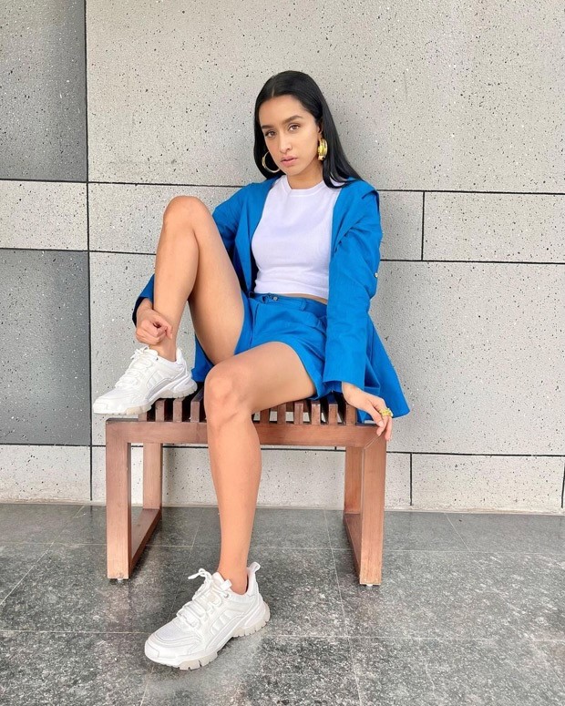 Shraddha Kapoor slays in blue co-ord set worth Rs. 14,000