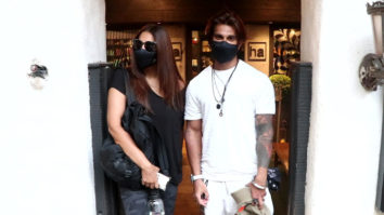 Snapped: Bipasha Basu with Karan Singh Grover at a Salon in Bandra, Mumbai