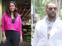 Snapped: Kareena Kapoor Khan and Yuvraj Singh at Shoot location in Bandra, Mumbai