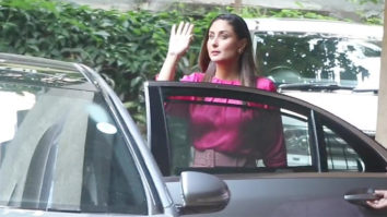 Snapped: Kareena Kapoor Khan at the office of her manager in Khar, Mumbai