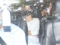 Spotted: Ananya Panday with her father Chunky Pandey, leaving for NCB office