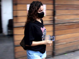 Spotted: Sanya Malhotra at a clinic in Andheri, Mumbai