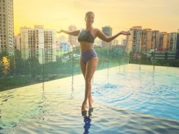 Sunny Leone turns up the heat in a bikini set at her infinity pool in Mumbai