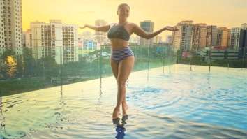 Sunny Leone turns up the heat in a bikini set at her infinity pool in Mumbai