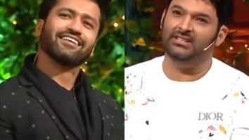 The Kapil Sharma Show: Vicky Kaushal reacts as Kapil Sharma shows news report of him sneaking out to meet Katrina Kaif The Kapil Sharma Show: Vicky Kaushal reacts as Kapil Sharma shows news report of him sneaking out to meet Katrina Kaif