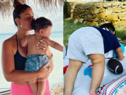Kareena Kapoor Khan shares a picture of son Jeh in pike position; says ‘Yoga Runs In The Family