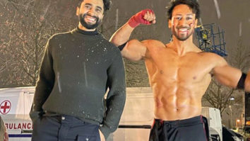 Tiger Shroff goes shirtless in sub zero temperature on the sets of Ganapath; Jackky Bhagnani calls him Hero No. 1