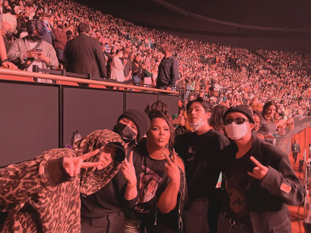 BTS’ J-Hope, Jimin, V and Jungkook and Lizzo dance the night away at Harry Styles’ concert in LA, watch videos