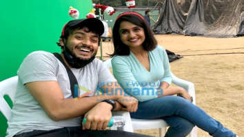 On the Sets of the movie Dhamaka