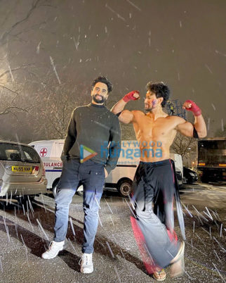 On The Sets From The Movie Ganapath - A Hero Is Born