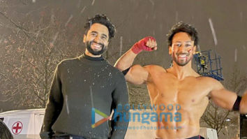 On The Sets From The Movie Ganapath - A Hero Is Born