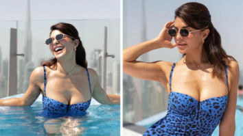 Jacqueline Fernandez is a sexy siren in printed swimsuit, see her stunning pictures