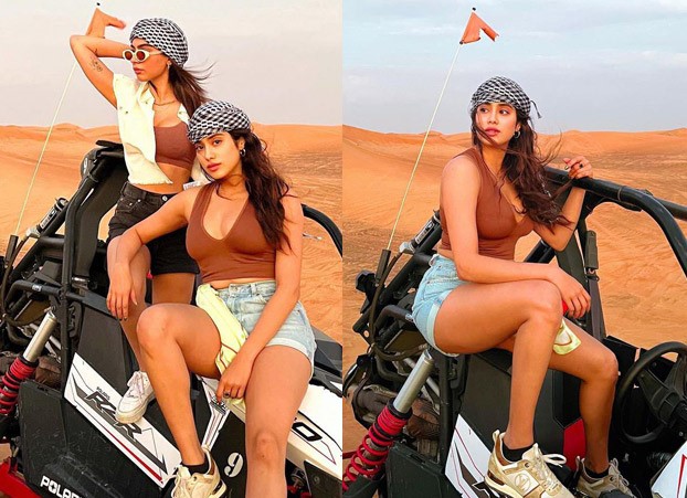 Janhvi Kapoor and Khushi Kapoor go on ATV ride in Dubai, see their vacation pictures
