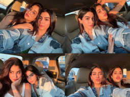 Janhvi Kapoor and Khushi Kapoor set sister goals in a series of car selfies; see photos