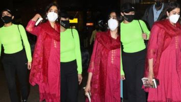 Janhvi Kapoor and Sara Ali Khan are the newest BFFs in B-Town; spotted at the airport as they return from their holy trip to Kedarnath!