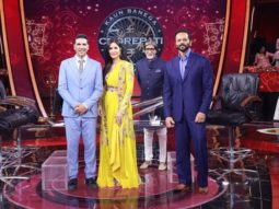 Kaun Banega Crorepati 13: Amitabh Bachchan and Katrina Kaif dance to Tip Tip Barsa Paani, Akshay Kumar surprises Big B