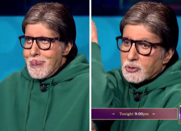 Kaun Banega Crorepati 13 Amitabh Bachchan fails after young contestant challenges him to touch his nose using his tongue, watch hilarious video