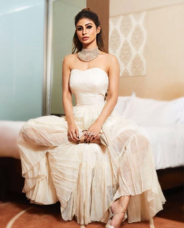 Mouni Roy looks like an absolute dream in a white maxi dress