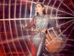 Nora Fatehi is all things bling in a metallic dress with pelvic cuts